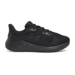 Buty do biegania damskie Under Armour Charged Pursuit 4. Czarne obuwie sportowe damskie Under Armour, bez wzorów, do biegania. Za 199.99 zł.