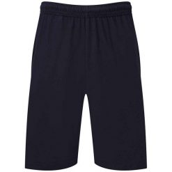 Męskie Spodenki Jersey Iconic 195. Czarne krótkie spodenki sportowe męskie Fruit of the Loom, m, bez wzorów, z jersey, trekkingowe. Za 45.99 zł.