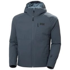 Kurtka wodoodporna z kapturem Helly Hansen Odin Stretch Insulat 2.0. Szare kurtki męskie Helly Hansen, na lato, xl, bez wzorów, z elastanu, klasyczne, z kapturem. Za 1,005.00 zł.