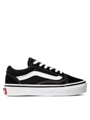 Vans Tenisówki Old Skool VN000W9T6BT Czarny. Czarne trampki i tenisówki dziewczęce Vans, bez wzorów, ze skóry, bez zapięcia. Za 139.99 zł.