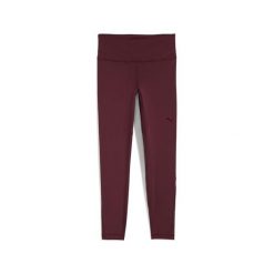 Damskie legginsy treningowe PUMA SHAPE z wysokim stanem PUMA Ruby Shimmer Red. Czerwone bielizna termoaktywna damska Puma, bez wzorów, z podwyższonym stanem. Za 239.00 zł.