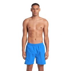 Szorty kąpielowe męskie arena Fundamentals Boxer R. Niebieskie krótkie spodenki sportowe męskie Arena, l, bez wzorów, z materiału, na fitness i siłownię. Za 97.99 zł.