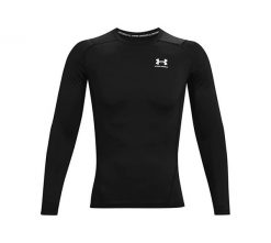 Bluza Under Armour Heatgear Armour Long Sleeve, Mężczyźni. Białe bluzki z długim rękawem męskie Under Armour, m, bez wzorów, z materiału, klasyczne, bez kołnierzyka. Za 163.50 zł.