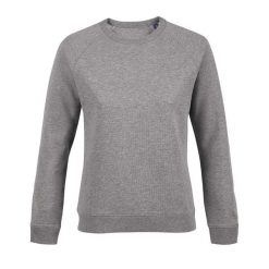 Bluza damska Sol's Nelson. Szare bluzy damskie SOL'S, m, bez wzorów, z bawełny, bez kaptura. Za 139.00 zł.