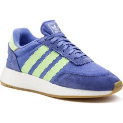 Buty adidas - I-5923 CG6031 Realil/Hireye/Ftwwht. Fioletowe obuwie sportowe damskie Adidas, bez wzorów, z materiału, bez obcasa, na płaskiej podeszwie, bez zapięcia. W wyprzedaży za 339.00 zł.