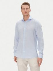 JOOP! Koszula 17 JSH-146Pai-W 30046075 Niebieski Slim Fit. Niebieskie koszule męskie JOOP!, m, bez wzorów, ze lnu, bez kołnierzyka, bez ramiączek. Za 339.99 zł.