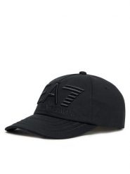EA7 Emporio Armani Czapka z daszkiem 7X000052 AF13150 UC001 Czarny. Czarne rękawiczki męskie EA7 Emporio Armani, bez wzorów, z bawełny. Za 219.99 zł.