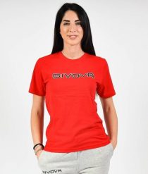 Bawełniana koszulka Givova Spot Red 2XL. Czerwone koszulki sportowe damskie Givova, m, bez wzorów, z bawełny, bez kołnierzyka, bez ramiączek, do biegania. Za 111.99 zł.