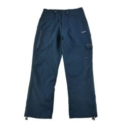 Second life - Spodnie męskie Reebok - Jak nowy. Niebieskie spodnie sportowe męskie Reebok, l, bez wzorów, z materiału, na fitness i siłownię. Za 89.42 zł.