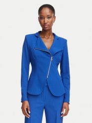 Rinascimento Marynarka CFC0130203003 Niebieski Slim Fit. Niebieskie żakiety damskie Rinascimento, xs, bez wzorów, z syntetyku. Za 609.99 zł.