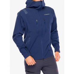 Kurtka z membraną La Sportiva Helixir Shell Jacket. Niebieskie kurtki męskie La Sportiva, m, bez wzorów, bez kaptura. Za 1,259.99 zł.