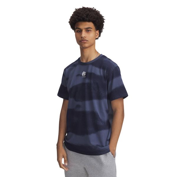 Koszulka męska Under Armour Curry Hvyweight Logo. Szare koszulki sportowe męskie Under Armour, m, bez wzorów, bez kołnierzyka, bez ramiączek, do koszykówki. Za 179.99 zł.