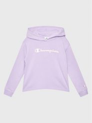 Champion Bluza 404601 Fioletowy Custom Fit. Fioletowe bluzy dla dziewczynek Champion, bez wzorów, z syntetyku, bez ramiączek, bez kaptura. Za 169.99 zł.