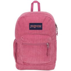 Plecak sportowo-turystyczny damski Cross Town Plus Remix pojemność 26 L. Czerwone plecaki damskie JanSport, bez wzorów, z materiału, sportowe. Za 209.99 zł.