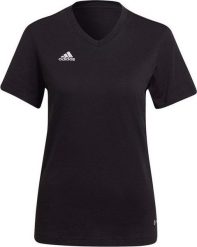 Adidas Koszulka adidas Entrada 22 Tee W HC0438. T-shirty damskie Adidas, bez wzorów, bez kołnierzyka. Za 79.09 zł.