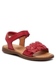 Froddo Sandały Lore Flowers G3150251-10 M Czerwony. Czerwone sandały dziewczęce Froddo, ze skóry, bez zapięcia. Za 219.99 zł.