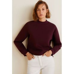 Mango - Bluza Burbon. Szare bluzy damskie Mango, z bawełny. Za 119.90 zł.