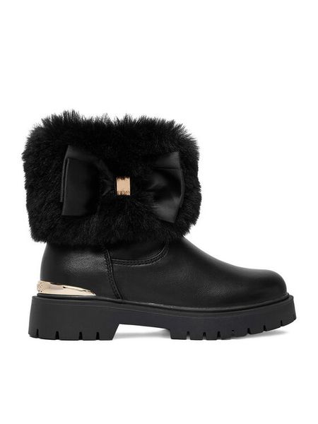 Guess Botki CEO-CS6772-04 Czarny. Czarne botki dziewczęce Guess, ze skóry, bez zapięcia. Za 199.99 zł.