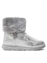 Mayoral Botki 46486 Srebrny. Szare botki dziewczęce Mayoral, ze skóry, bez zapięcia. Za 79.99 zł.