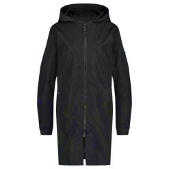 Long Bomber Rain Jacket Women. Czarne kurtki damskie AGU, bez wzorów, bez kaptura, rowerowe. Za 628.55 zł.