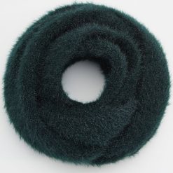 Komin - Khaki. Szare szaliki i chusty damskie marki Giacomo Conti, na zimę, z tkaniny. W wyprzedaży za 39.99 zł.