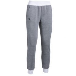 Spodnie dresowe Kobieta Under Armour Threadborne Fleece. Szare spodnie sportowe damskie Under Armour, s, bez wzorów, z bawełny, na fitness i siłownię. Za 302.00 zł.