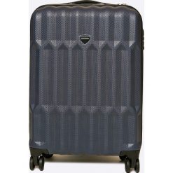 VIP COLLECTION - Walizka 35 L. Szare walizki męskie VIP COLLECTION, z materiału. W wyprzedaży za 279.90 zł.
