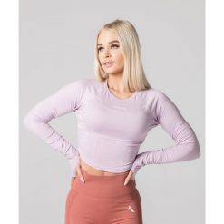 Top z długim rękawem sportowy dla kobiet Carpatree Mellow. Szare koszulki sportowe damskie Carpatree, bez wzorów, na fitness i siłownię. W wyprzedaży za 119.99 zł.