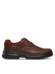 Clarks Półbuty Rockie WalkGtx GORE-TEX 261734657 Brązowy. Brązowe półbuty na co dzień męskie Clarks, z gore-texu, bez zapięcia. Za 509.99 zł.