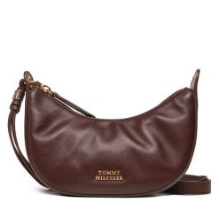 Torebka Tommy Hilfiger. Brązowe torebki do ręki damskie Tommy Hilfiger, bez wzorów, klasyczne, bez dodatków. Za 659.99 zł.