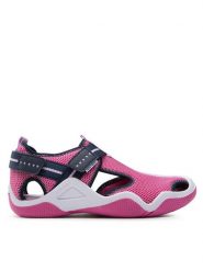 Geox Sandały J Wader G. A J1508A 01454 C8NF4 D Granatowy. Niebieskie sandały dziewczęce Geox, z materiału, bez zapięcia. Za 319.99 zł.