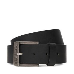 Pasek Męski Calvin Klein Jeans. Czarne paski damskie Calvin Klein Jeans, bez wzorów, z jeansu. Za 249.99 zł.