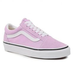 Buty do chodzenia damskie Vans Old Skool. Czerwone obuwie sportowe damskie Vans, bez wzorów, z materiału, trekkingowe, Vans Old Skool. Za 324.00 zł.
