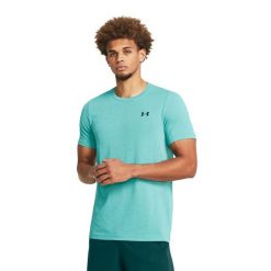 Koszulka treningowa męska Under Armour Vanish Seamless SS. Zielone buty sportowe męskie Under Armour, m, bez wzorów, bez kołnierzyka, bez ramiączek, na fitness i siłownię. Za 150.99 zł.