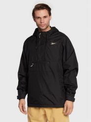 Reebok Kurtka anorak Vector HG8932 Czarny Relaxed Fit. Czarne kurtki męskie Reebok, m, bez wzorów, z syntetyku, bez kaptura. Za 269.99 zł.
