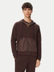 MICHAEL Michael Kors Bluza CF552Q55MF Brązowy ciemny Regular Fit. Brązowe bluzy męskie MICHAEL Michael Kors, m, bez wzorów, z bawełny, bez kaptura. Za 879.99 zł.