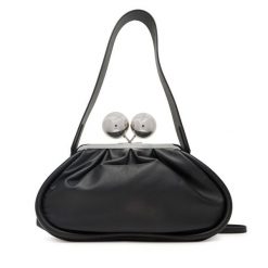 Torebka Weekend Max Mara. Czarne torebki do ręki damskie Weekend Max Mara, bez wzorów, wizytowe, bez dodatków. Za 1,489.00 zł.