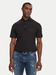 Dolce&Gabbana Polo G8SG0Z G7N4P Czarny Regular Fit. Czarne koszulki polo męskie Dolce&Gabbana, m, bez wzorów, z bawełny, bez ramiączek. Za 2,549.00 zł.