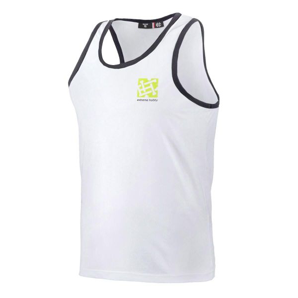 Koszulka męska bez rękawów bawełniana Tank Top EXTREME HOBBY EH FLASH. Białe t-shirty męskie EXTREME HOBBY, m, bez wzorów, z bawełny, bez kołnierzyka. Za 119.00 zł.