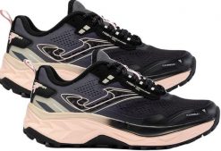 Buty damskie do biegania Joma Tundra treningowe z amortyzacją. Czarne obuwie sportowe damskie Joma, bez wzorów, z gumy, do biegania. Za 416.60 zł.