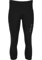 Legginsy o długości 3/4 Elite Lab X1. Czarne legginsy sportowe męskie ELITE LAB, l, bez wzorów, z materiału, długie, do biegania. Za 188.00 zł.