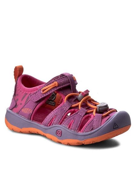 Keen Sandały Moxie Sandal 1016356 Fioletowy. Fioletowe sandały dziewczęce Keen, z materiału, bez zapięcia. Za 189.99 zł.