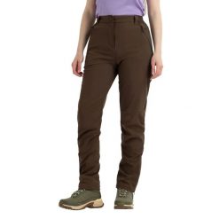 Damskie Spodnie Softshellowe Tawny DLX. Czarne spodnie materiałowe damskie Trespass, m, bez wzorów, z elastanu. Za 286.99 zł.