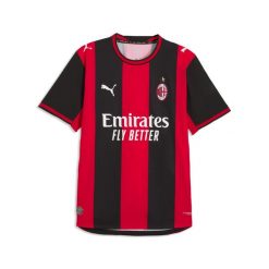 Męska autentyczna koszulka domowa AC Milan 26/27 PUMA. Czarne koszulki sportowe męskie Puma, m, bez wzorów, z materiału, bez kołnierzyka, bez ramiączek, do piłki nożnej. Za 649.00 zł.