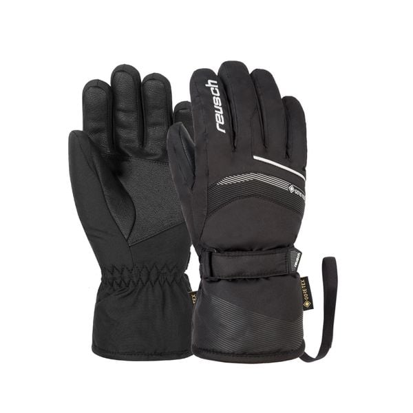 Rękawiczki dla dzieci Reusch Bolt GTX. Białe rękawiczki dziecięce Reusch, bez wzorów, z gore-texu. Za 177.85 zł.