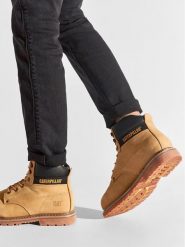 CAT Footwear Trapery S3 Hro P724626 Żółty. Żółte śniegowce i trapery męskie CAT Footwear, z nubiku, bez zapięcia. Za 579.99 zł.
