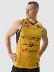 4F Tank top replika domowy z sezonu 2023/24 męski 4F x Sokół Łańcut - multikolor M. T-shirty męskie 4f, m, bez wzorów, z dzianiny, bez kołnierzyka. W wyprzedaży za 119.99 zł.
