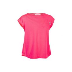 T-Shirt 500 Jr róż. Czerwone t-shirty damskie ARTENGO, z elastanu. W wyprzedaży za 19.99 zł.