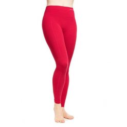 LEGINSY EXTREME WOOL LE11130 DAMSKIE-RASPBERRY xl. Czerwone spodnie sportowe damskie Brubeck, xl, bez wzorów, trekkingowe. Za 267.00 zł.