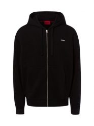 HUGO bluza z kapturem Mężczyźni Bawełna (100%) czarny, M. Czarne bluzy męskie Hugo, m, bez wzorów, z bawełny, z kapturem. Za 599.95 zł.